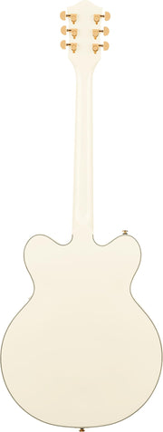 Gretsch G2622TG Streamliner Center Block Double-Cut with Bigsby Electric Guitar - Vintage White w/ Strap