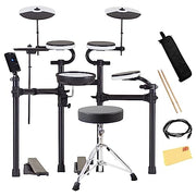 Roland TD-02KV V-Drums Electronic Drum Kit w/ Drum Throne