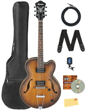 Ibanez AF55 AF Artcore Hollow Body Electric Guitar - Tobacco Flat w/ Gig Bag