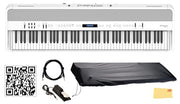 Roland FP-90X 88-Key Digital Piano - White w/ Sustain Pedal