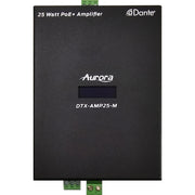 Aurora DTX-AMP25-M Dante 25 Watt PoE+ Amplifier