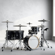 EFNOTE 5X Acoustic Designed Electronic Drum Set, Black Oak Wrap Finish