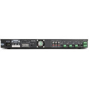 Pure Resonance Audio Outdoor Paging System with 4 H6 All-Weather Horn Loudspeakers, RMA350BT 350W Bluetooth Mixer Amplifier, and PTT1 Gooseneck Microphone