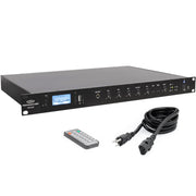 Pure Resonance Audio Fitness Sound System with 4 S6.1 Surface Mount Speakers and RMA240BT 240W Bluetooth Mixer Amplifier
