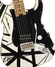 EVH Striped Series ‘78 Eruption - White with Black Stripes Relic