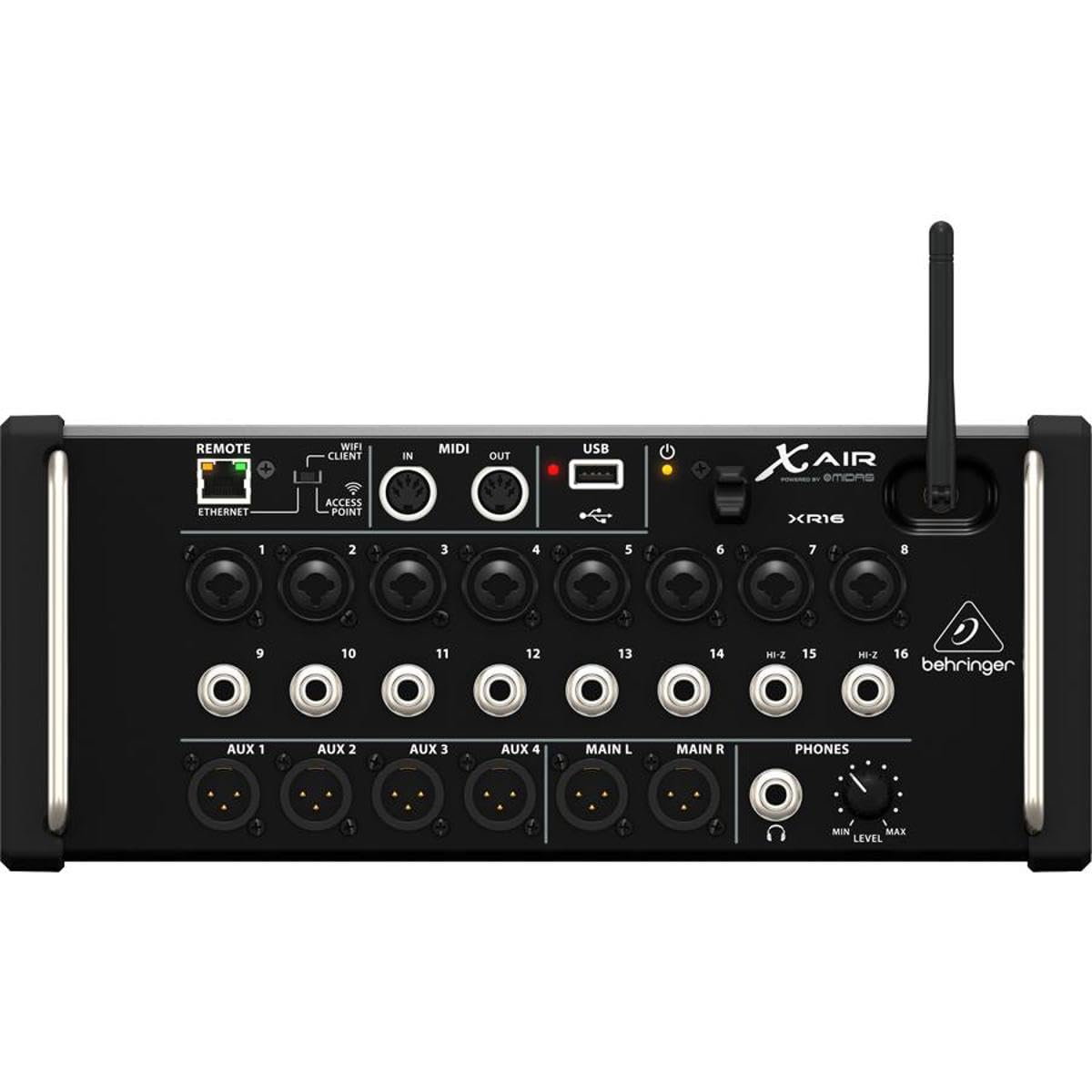 Behringer X Air XR16 Digital Mixer for iPad/Android Tablet with Wi-Fi and USB