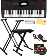 Casio CT-X3000 61-Key Portable Arranger Keyboard w/ Adjustable Stand