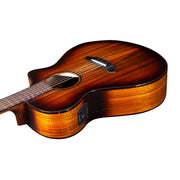 Breedlove Pursuit Exotic S Concert CE Acoustic-Electric Guitar, Edgeburst Finish