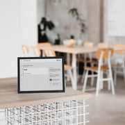 Joan 13 Pro Black Meeting Room Scheduler Display