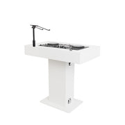 Magma Groove Terminal Modular DJ Booth, White