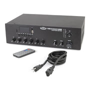 Pure Resonance Audio School Sound System with (4) SP8 Ceiling Tile Speakers, and MA30BT Bluetooth Mixer Amplifier