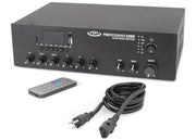 Pure Resonance Audio School Speaker System with VCA8 Vector Ceiling Tile Speaker, MA30BT Bluetooth Mixer Amplifier, and WMS1-HH Wireless Handheld Microphone
