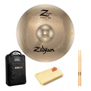 Zildjian Z40104 15" Z Custom Hi-Hat Cymbals Pair w/ Drumstick Bag