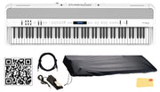 Roland FP-90X 88-Key Digital Piano - White w/ Sustain Pedal