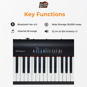 Roland FP-30X 88-Key Digital Piano - Black w/ Roland KSC-70 Stand