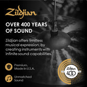 Zildjian A0449 20" A Symphonic Viennese Tone Cymbals - Pair w/ Drumstick Bag