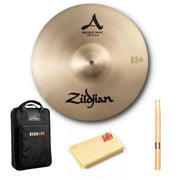 Zildjian A0130 13" A New Beat Hi-Hat Cymbals Pair w/ Drumstick Bag