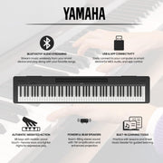 Yamaha P-145BT Bluetooth 88-Key Digital Piano