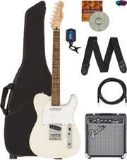 Fender Squier Affinity Telecaster - Olympic White w/ Frontman 10G Amplifier