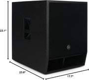Yamaha DXS15XLF 15-Inch 1,600-Watt Powered Subwoofer