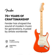 Fender Player II Stratocaster - Rallye Orange w/ Cleaning Kit
