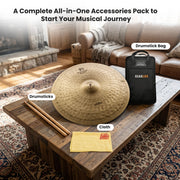 Zildjian K1101 22" K Constantinople Thin Ride Overhammered Cymbal w/ Drumstick Bag