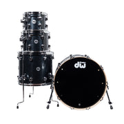 Drum Workshop Collectors Series 333 Shell Kit - Gun Metal Sparkle Glass