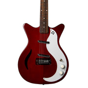Danelectro D59M Spruce Semi Hollow Electric Guitar In Chianti Red