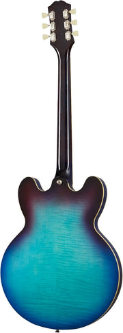 Epiphone ES-335 Figured Semi Hollow Electric Guitar, Blueberry Burst