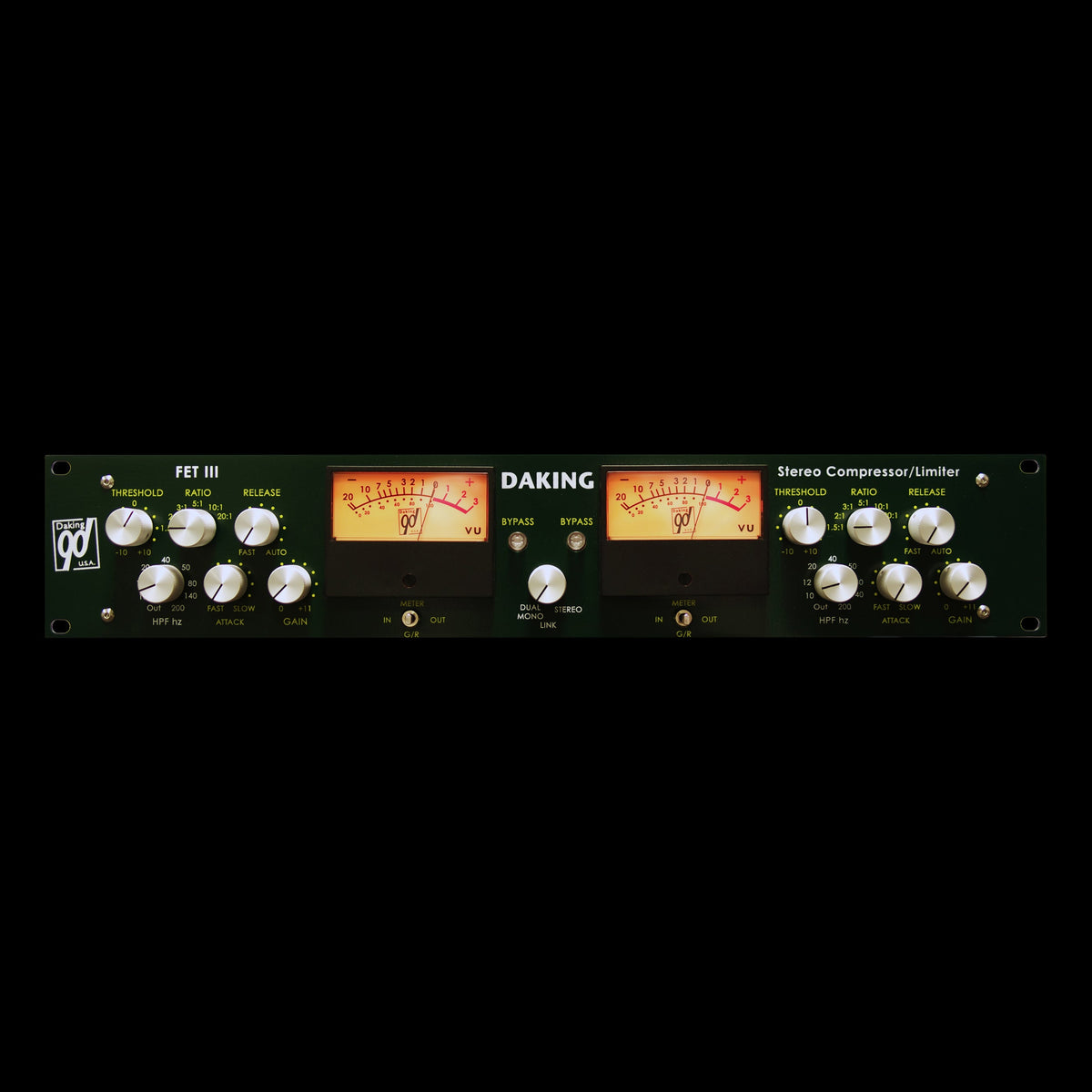 Daking FET 3 Compressor with Power Supply