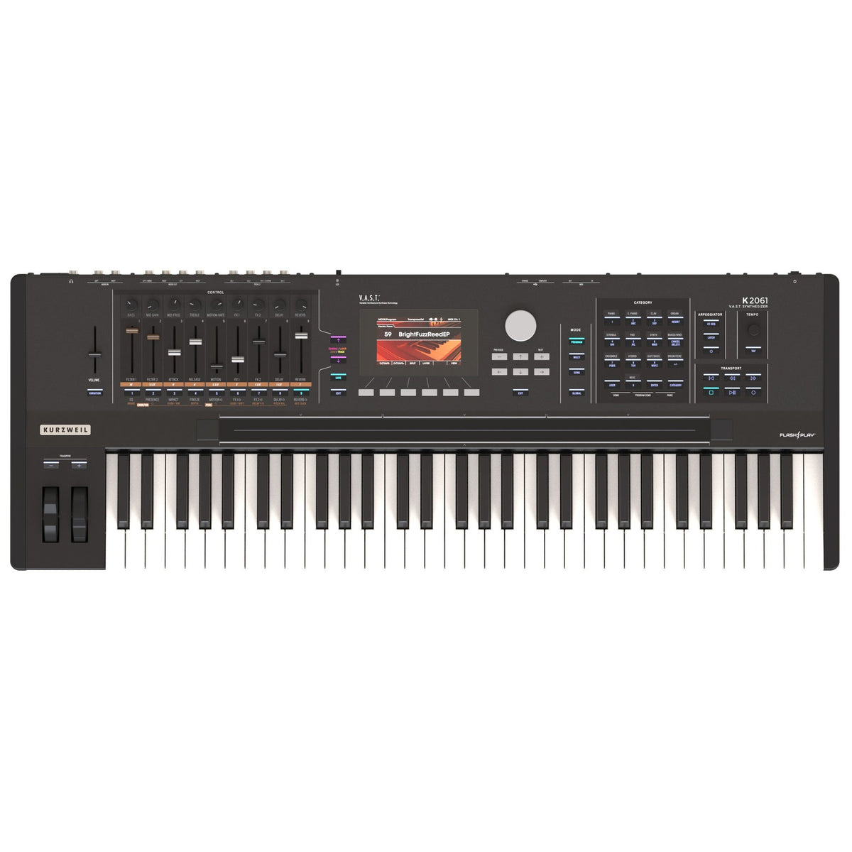 Kurzweil K2061 61 Key Synthesizer Workstation