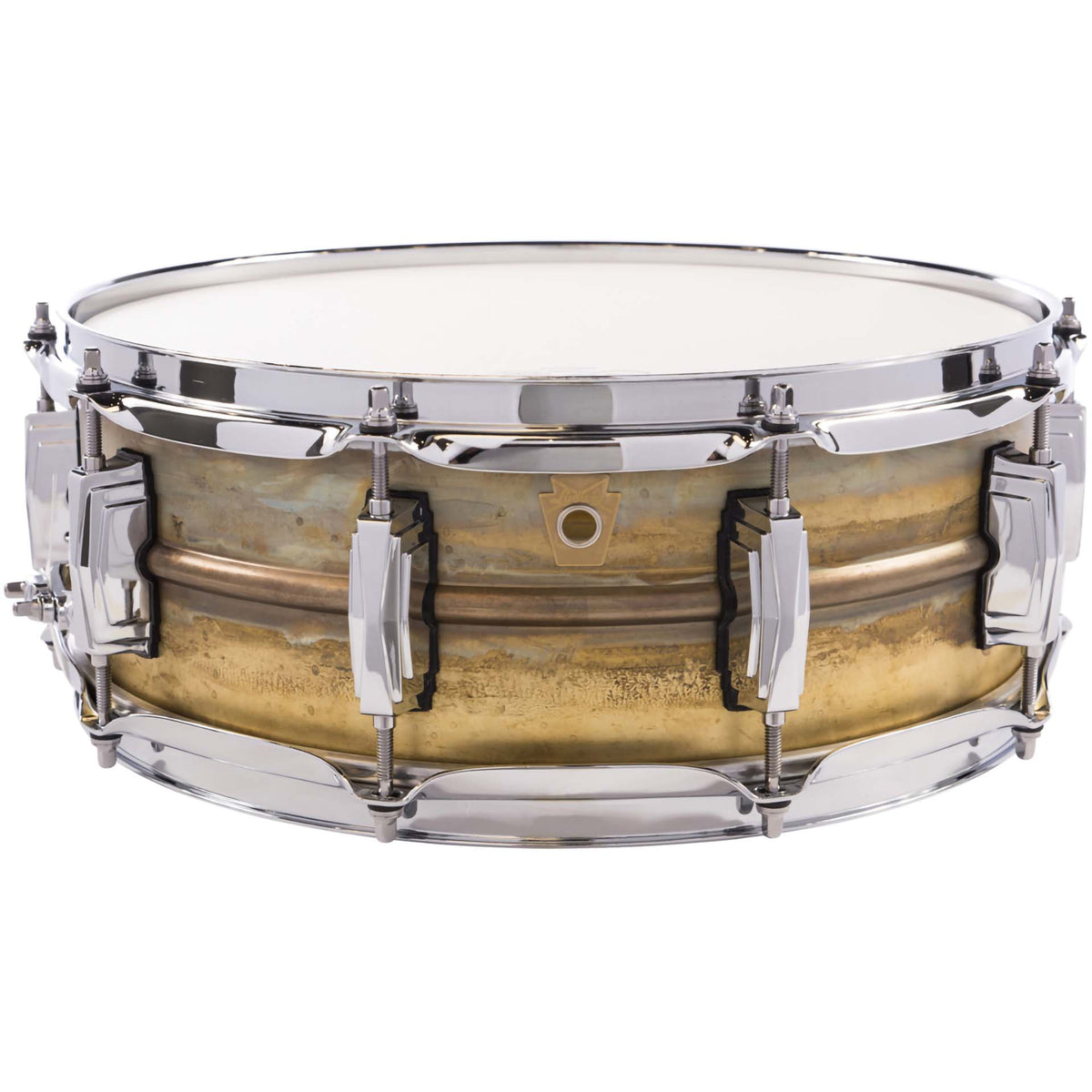Ludwig Brass Phonic 5x14 Snare Drum, Raw Brass