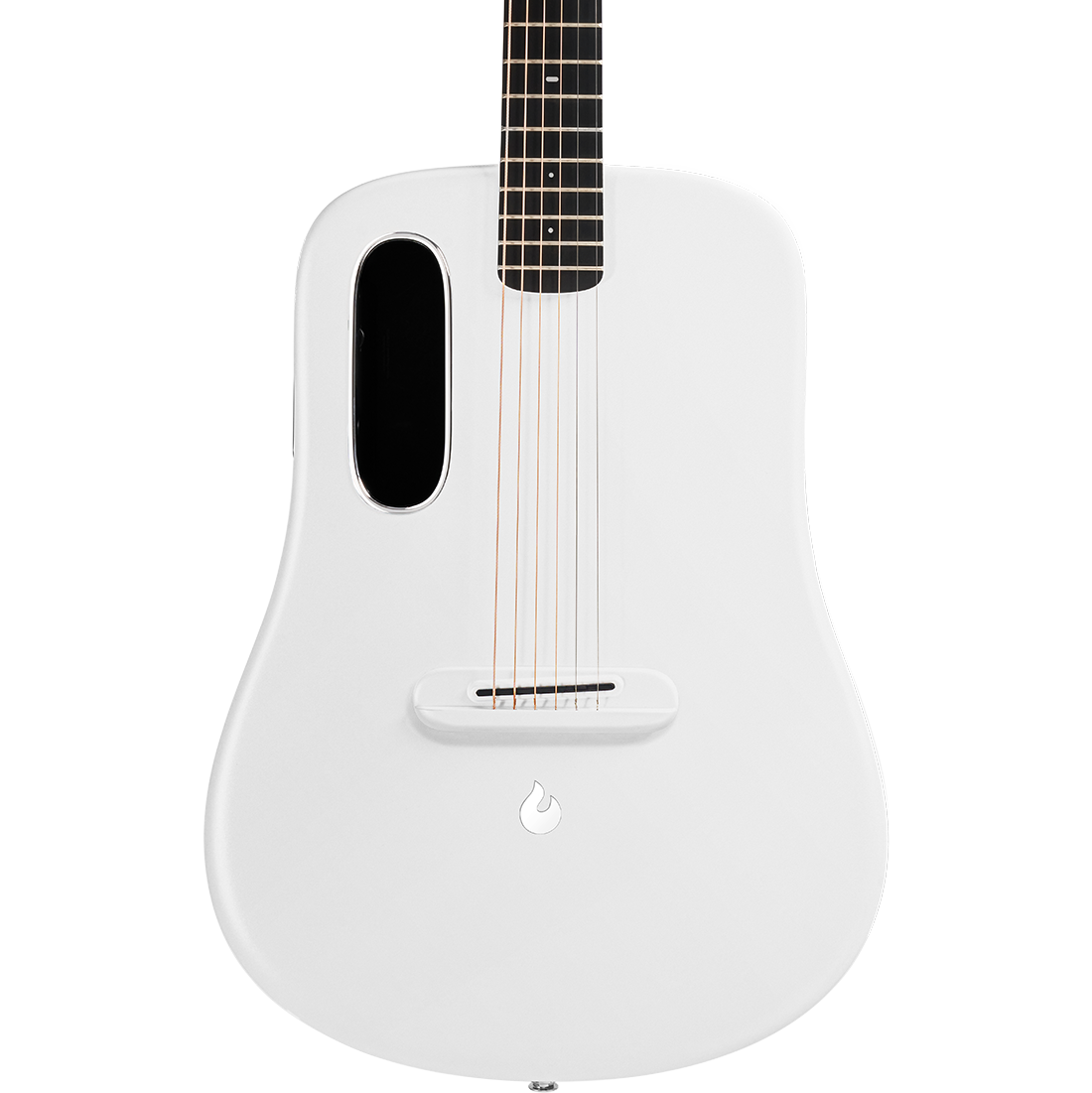 Lava Music Lava ME 3 38” Smart Guitar in White w/ Space Bag