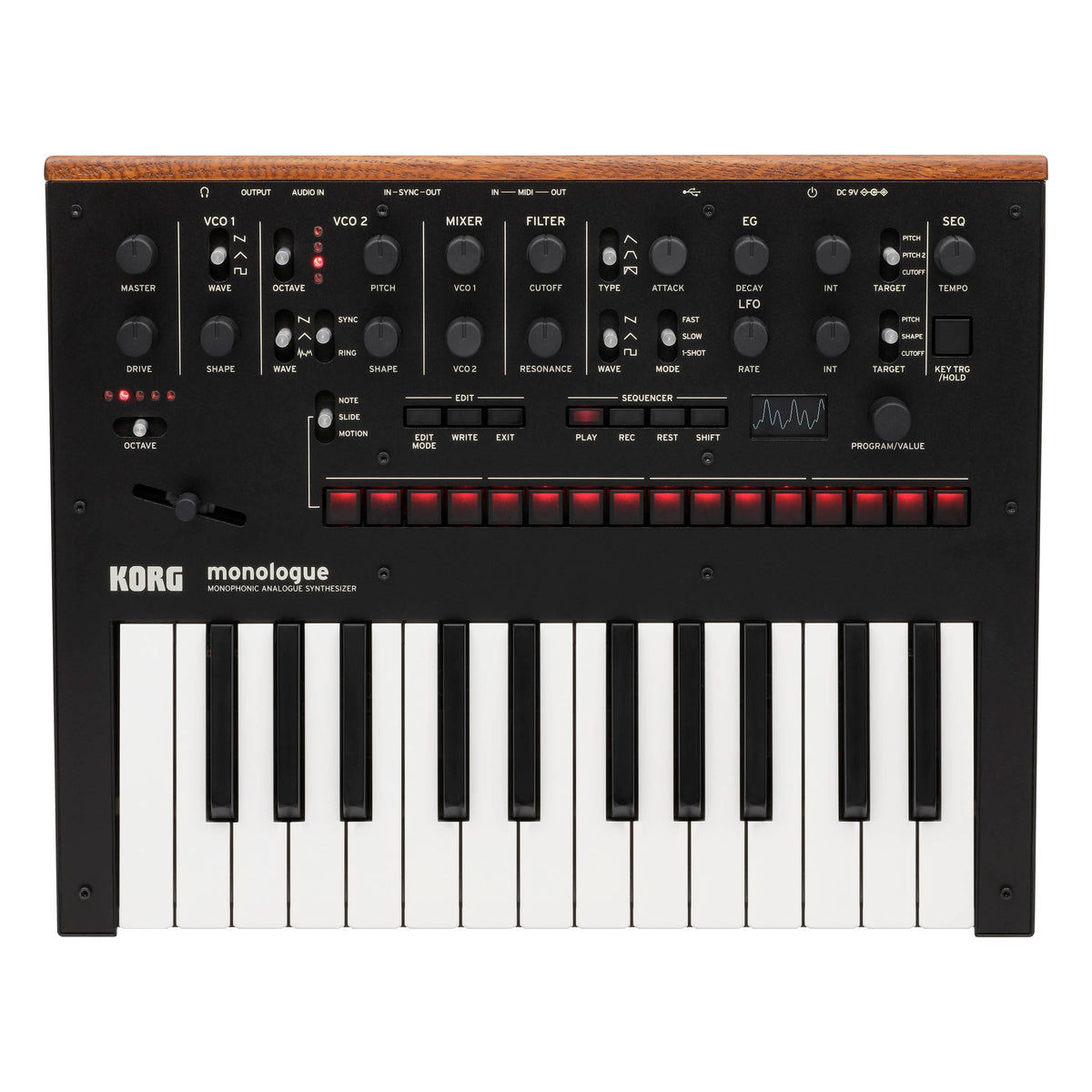 Korg Monologue Analog Synthesizer - Black
