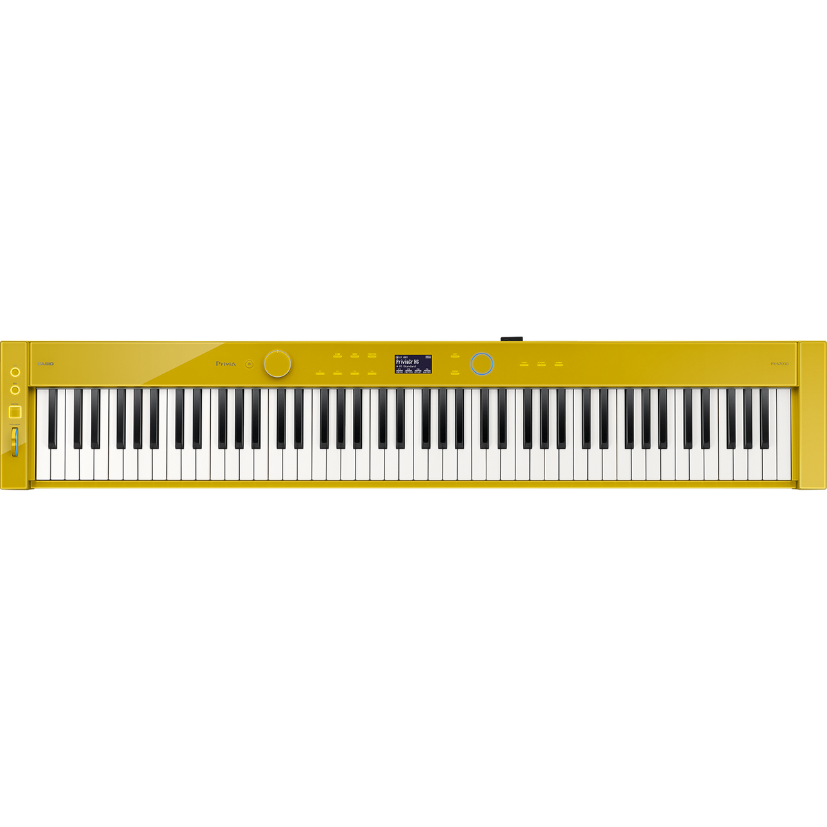 Casio Privia PX-S7000HM Scaled Hammer Action Keyboard - Harmonious Mustard