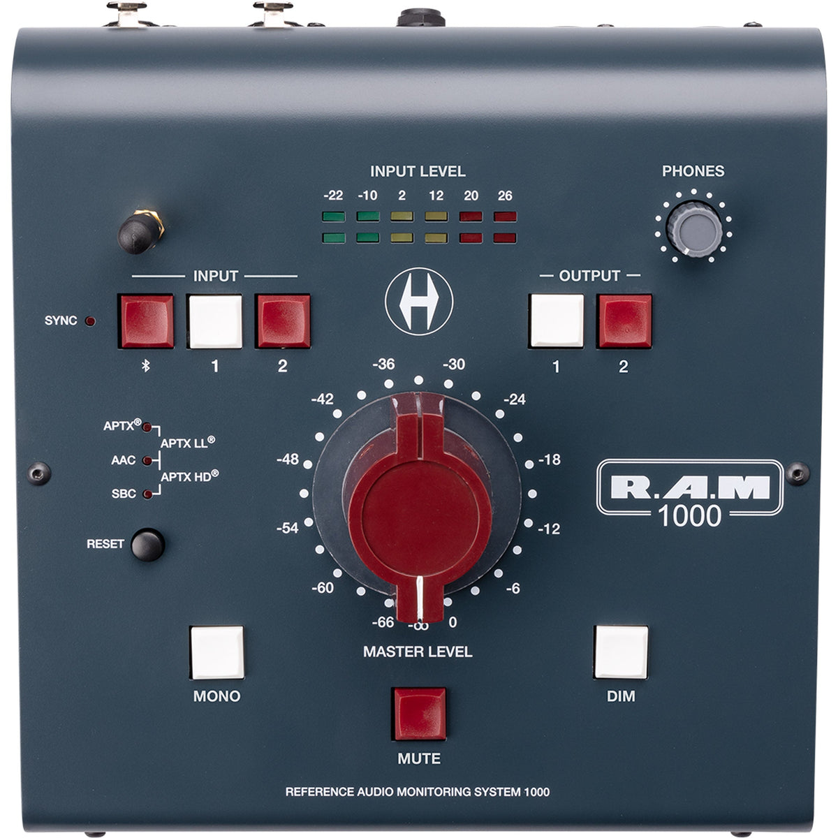 Heritage Audio RAM 1000 - Desktop Monitor Controller with Bluetooth