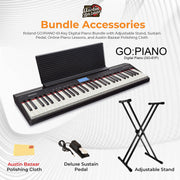 Roland GO:PIANO 61-Key Digital Piano w/ Adjustable Stand