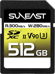 SUNEAST V90 SDXC UHS-II Memory Card - 512GB