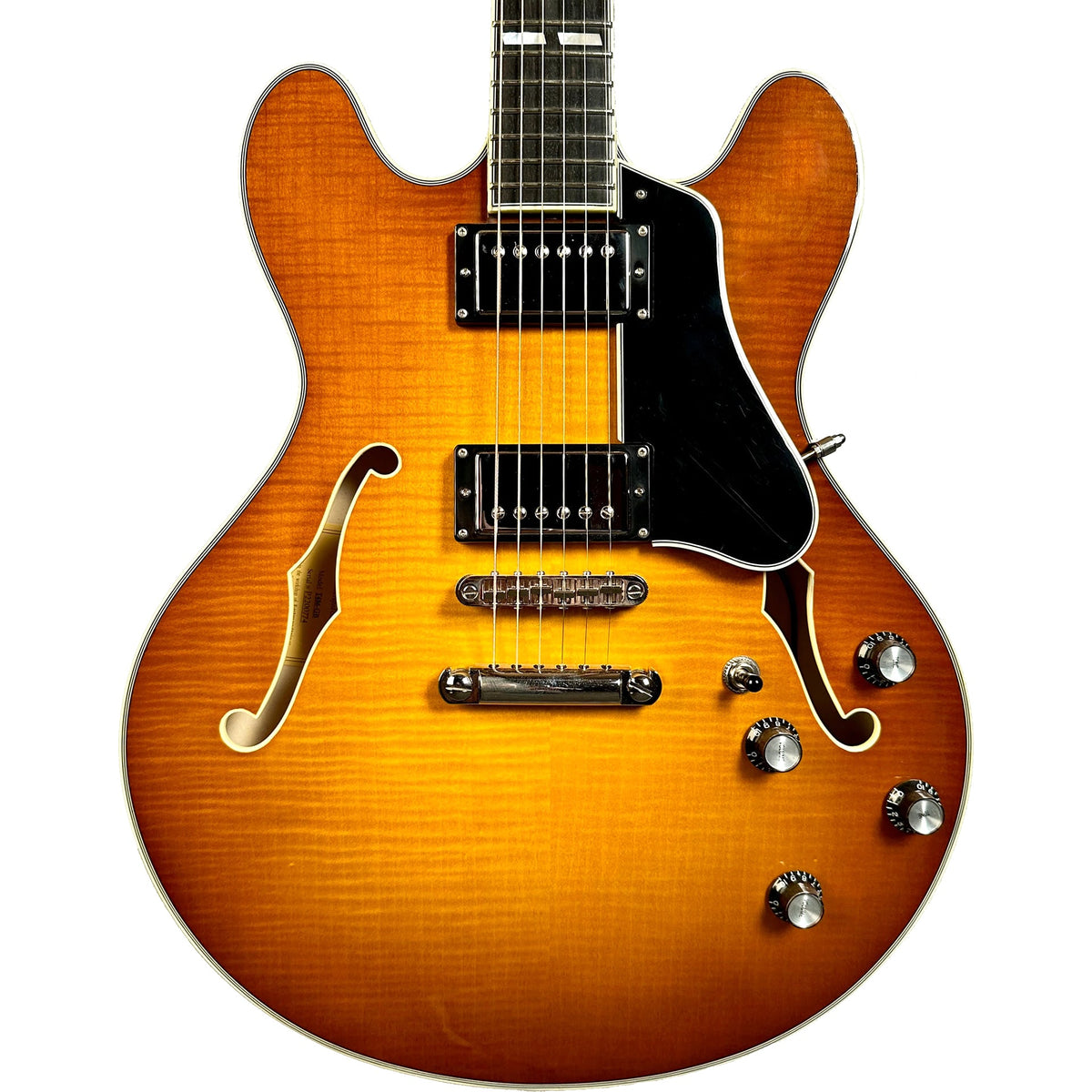 Eastman T486 Semi Hollow Electric Guitar in Gold Burst