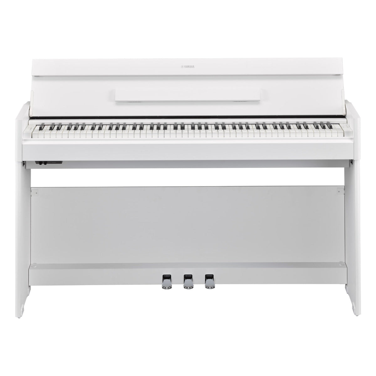 Yamaha YDPS55B 88-Note, Weighted Action Console Digital Piano - White Walnut