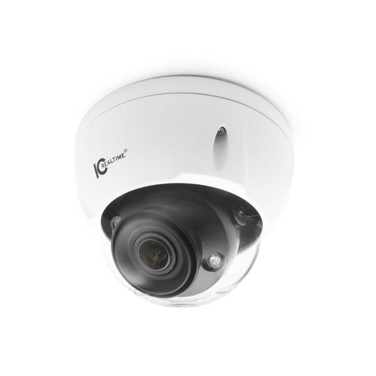 IC Realtime IPFX-D80V-IRW3 8MP IP Indoor/Outdoor Vandal Dome Camera w/Varifocal Lens - White