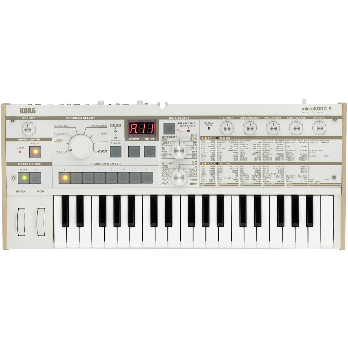 Korg microKORG S Synthesizer/Vocoder