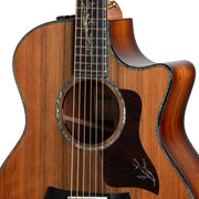 Taylor PS14ce Honduran Rosewood V-Class Acoustic Electric Guitar, Sinker Redwood