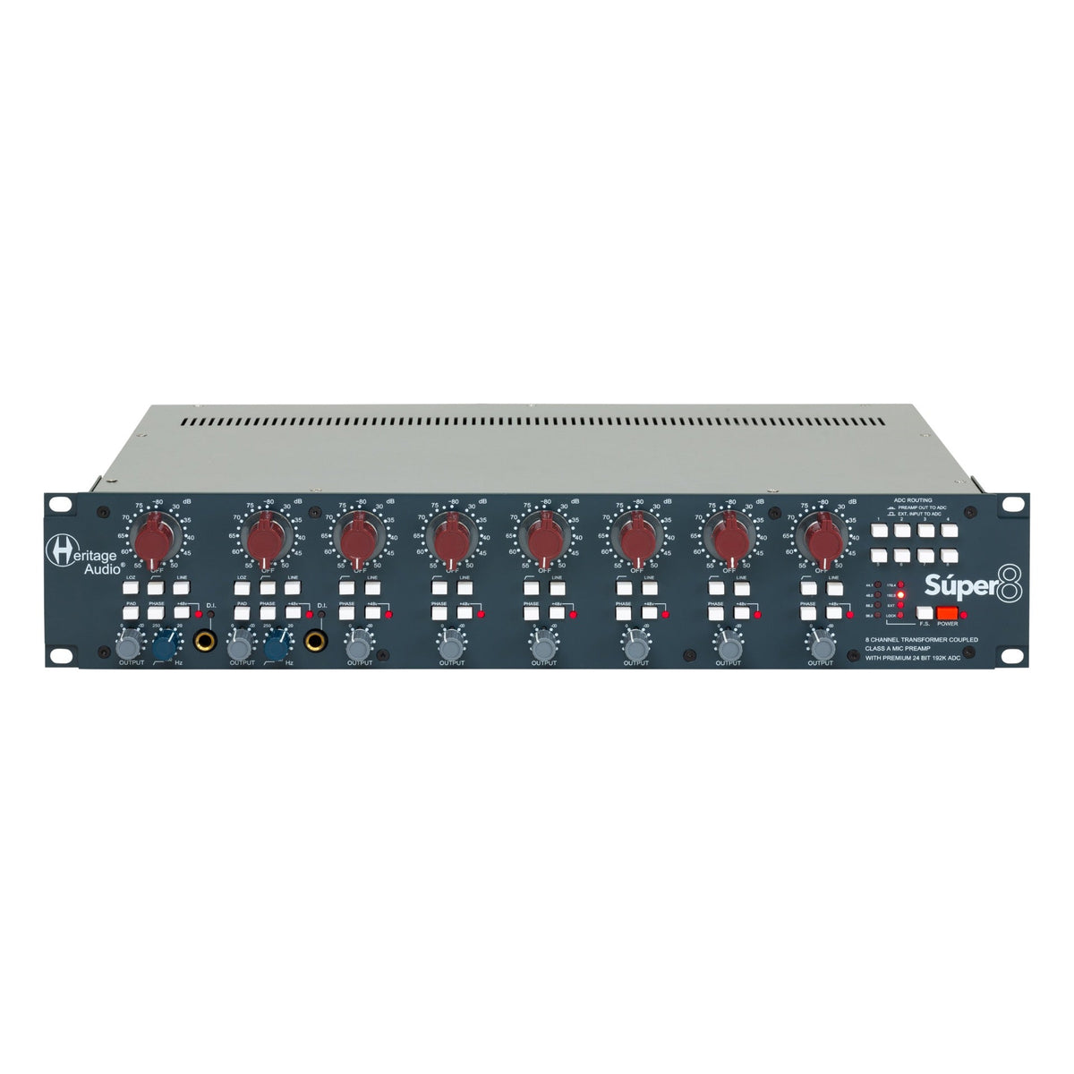Heritage Audio Super 8 - 8 Channel Mic Pre Digital Converter
