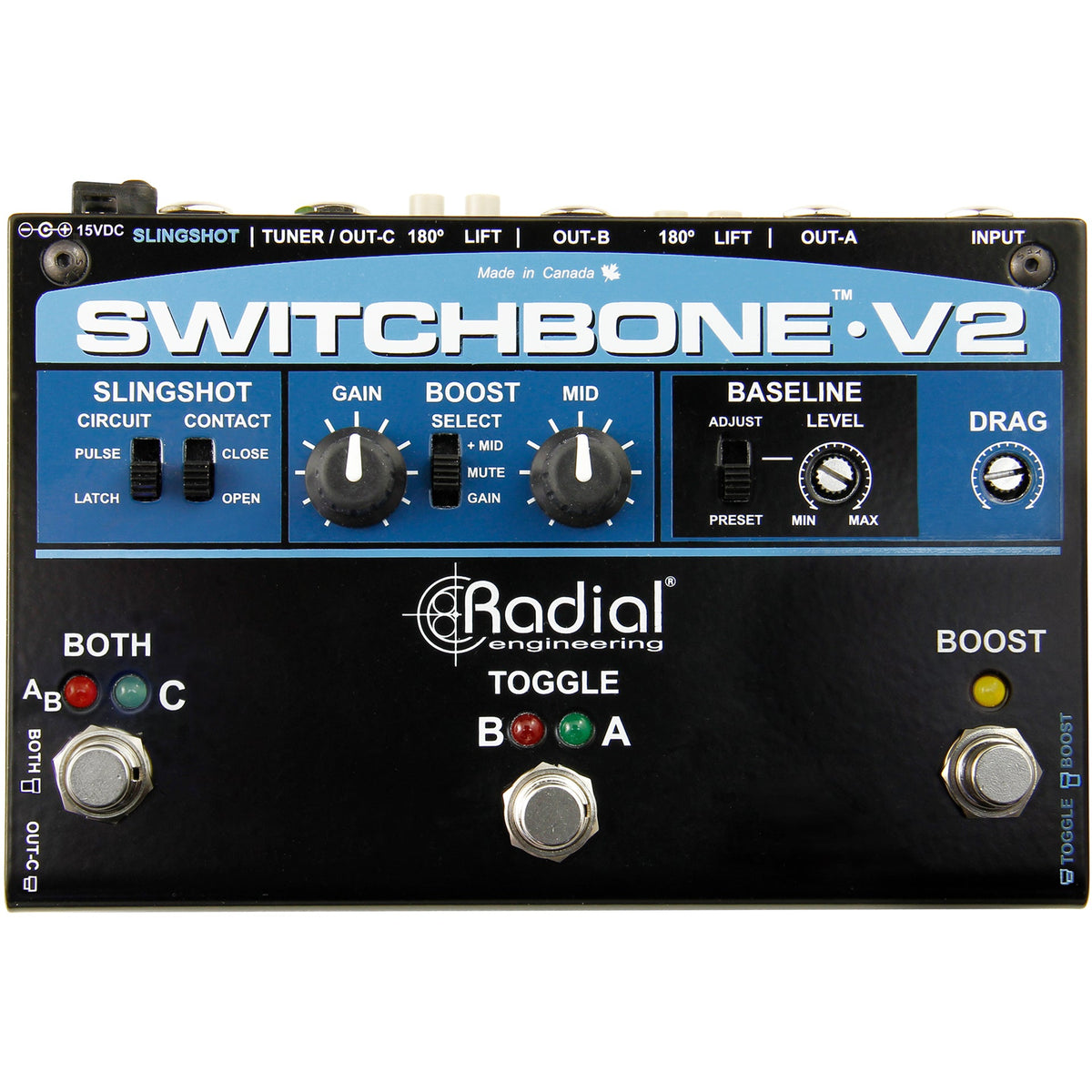 Radial Engineering Switchbone V2 ABY/C Amp Selector and Booster