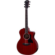 Taylor 224CE DLX LTD Acoustic Electric Guitar - Trans Red