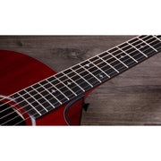 Taylor 224CE DLX LTD Acoustic Electric Guitar - Trans Red