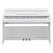 Yamaha YDPS55B 88-Note, Weighted Action Console Digital Piano - White Walnut